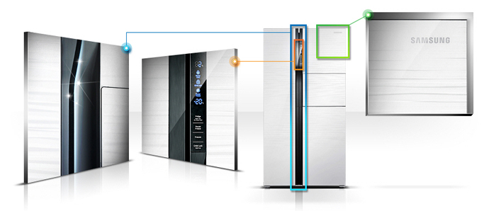  Холодильник SAMSUNG RS552NRUASL/WT