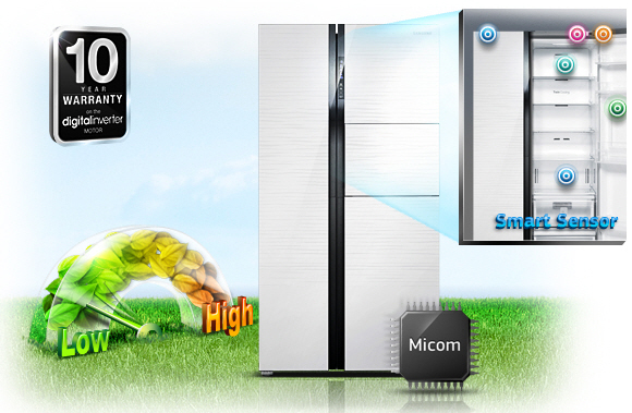  Холодильник SAMSUNG RS552NRUASL/WT 