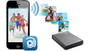  Внешний жесткий диск SEAGATE Wireless Plus 1TB 