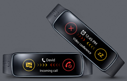  Фитнес-браслет SAMSUNG Gear Fit SM-R350 Black 